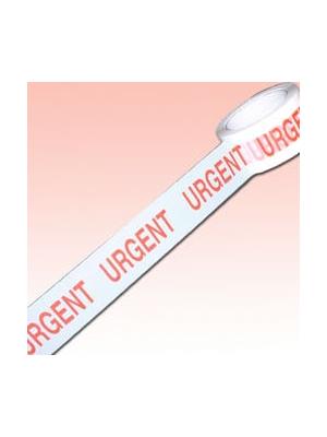 Urgent Red/White 50mm x 66m Low Noise Polypropylene Packaging Tape Image