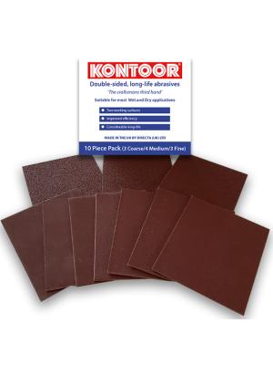 HANDY PADS TOOLBOX PACK OF 10 ASSORTED GRITS Image