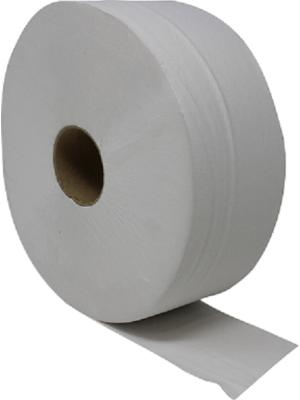 White Jumbo Recycled 2-Ply Toilet Rolls 60mm Core - Pack of 6 Image