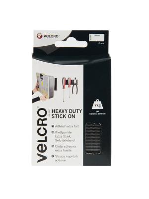 Heavy-Duty Strips, 50 x 100 mm, Black Image