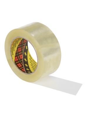 Scotch® High Performance Box Sealing Tape 375E, Transparent, 75 mm x 66 m, 0.075 mm Image