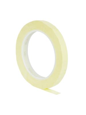 3M™ Polyester Film Electrical Tape 1350F-1, MC19, 12 mm x 66 m, Yellow Image