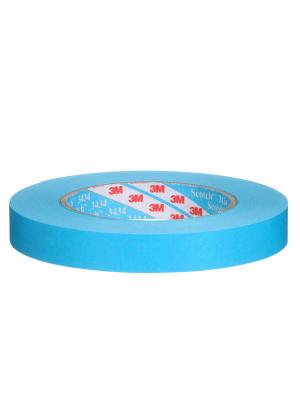 3M™ High Performance Blue Masking Tape 3434, 18 mm x 50 m, 07895 Image