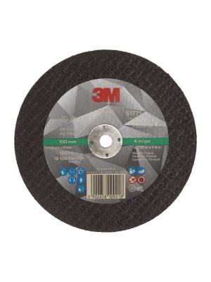 3M™ Silver Cut-Off Wheel, T41, 100 mm x 0.9 mm x 6.35 mm Image