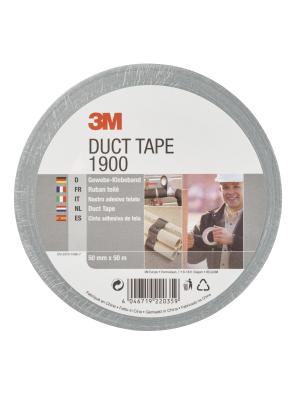 3M™ Value Duct Tape 1900, Silver, 50 mm x 50 m, 0.17 mm Image