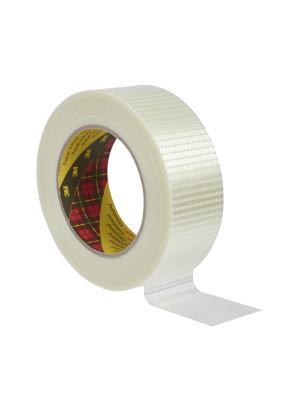 Scotch® General Purpose Filament Tape 8956, White, 50 mm x 50 m, 0.12 mm, Restricted Image