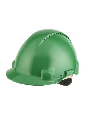 3M™ Hard Hat, Uvicator, Pinlock, Ventilated, Leather Sweatband, Green, G3000DUV-GP Image