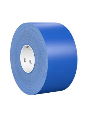 3M™ Durable Floor Marking Tape 971, Blue, 101.6 mm x 32.9 m, 0.43 mm, Individually Wrapped Conveniently Packaged Image