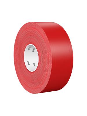 3M™ Durable Floor Marking Tape 971, Red, 76.2 mm x 32.9 m, 0.43 mm, Individually Wrapped Conveniently Packaged Image