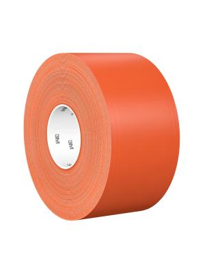 3M™ Durable Floor Marking Tape 971, Orange, 101.6 mm x 32.9 m, 0.43 mm, Individually Wrapped Conveniently Packaged Image
