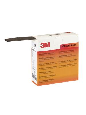 3M™ HSR-3000 Heat Shrink Tubing, Polyolefin, Black, 6.0/2.0 mm, 10 m Roll Image