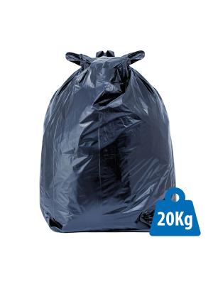 CleanWorks Black Wheelie Bin Liners Black 24x46x51" (Case 50) Image