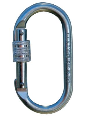 3M™ Protecta® Screw Gate Carabiner, Zinc Plated Steel, 17 mm Gate, AJ501 Image