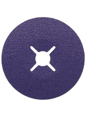3M™ Cubitron™ 3 Fibre Disc 1182C, 80+, 115 mm x 22 mm, Slotted, 25/Bag, 100 ea/Case Image