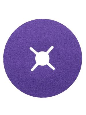 3M™ Cubitron™ 3 Fibre Disc 1187C, 80+, 150 mm x 22 mm, Slotted, 25/Bag, 100 ea/Case Image