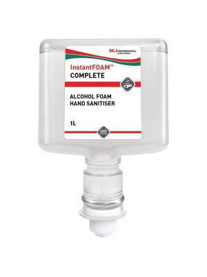 InstantFOAM Complete Alcohol-Based Foam Hand Sanitiser Touch Free 1 Litre (Case 3) Image