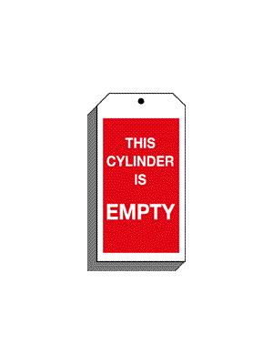 This Cylinder is Empty Tag Image