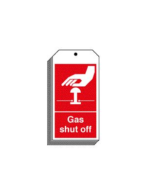 Gas Shut Off Tag Image
