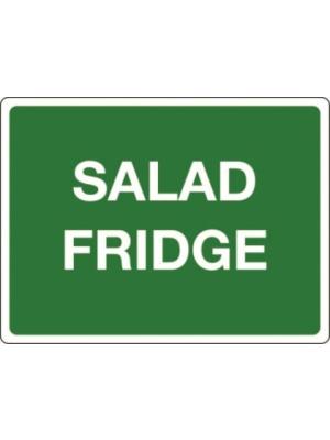 Salad fridge sign Image