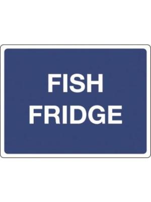Fish fridge sign Image