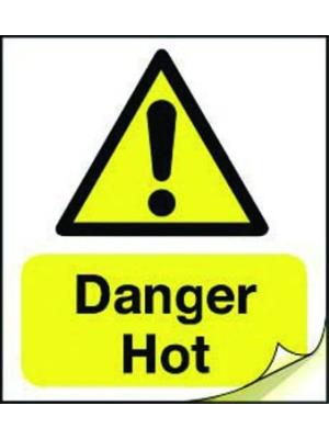 Danger Hot labels Image