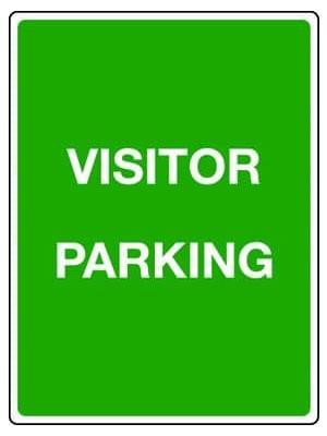Car Parks - VISITOR PARKING sign Image
