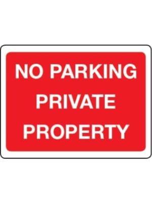 Car Parks/ Traffic - NO PARKING PRIVATE PROPERTY sign Image