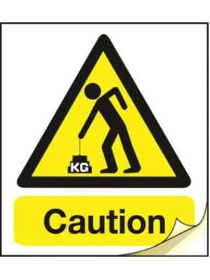 Caution heavy labels Image