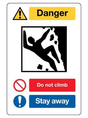 Danger Do Not Climb Image
