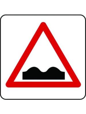 Uneven road sign Image
