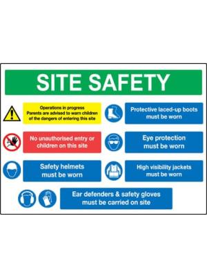 Site safety Personal protective equipment sign Image