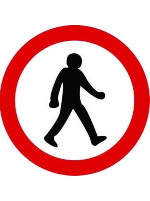 No pedestrians Fig 625.1 Image