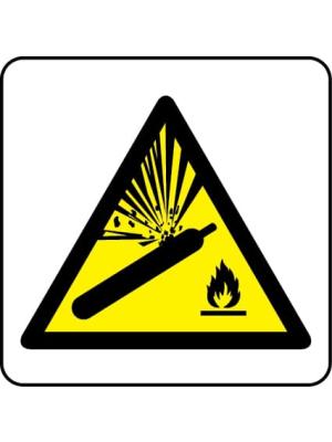 Compressed Gas Pictogram sign Image