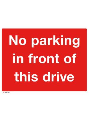 No Parking in front of this drive Image