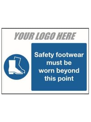 Safety Footwear Must Be Worn Sign Image