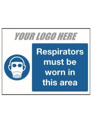 Respirators Must Be Worn Sign Image