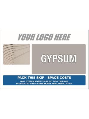 Gypsum Waste Management Sign Image