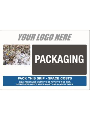 Packaging Waste Management Sign Image