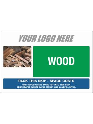 Wood Waste Management Sign Image