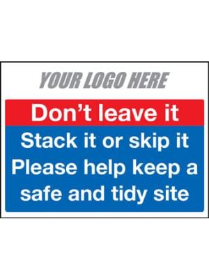 Don't Leave It Sign Image