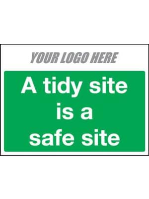 Tidy Site Sign Image