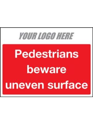 Uneven Surface Sign Image