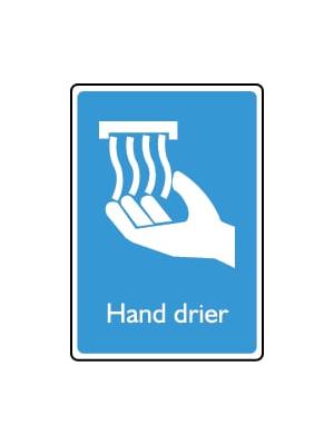 Hand Drier Sign Image