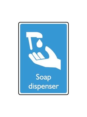 Soap dispenser sign Image