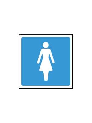 Female image washroom/toilet sign Image