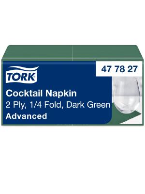 Dark Green Cocktail Napkin Image