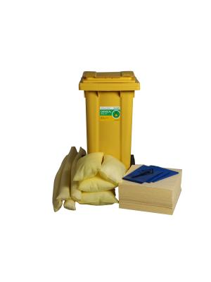 120L Chemical Spill Kit 2 Wheel PE Bin Image