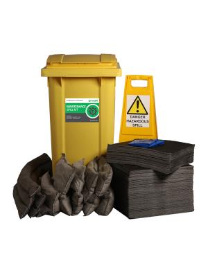 240L Maintenance Spill Kit 2 Wheel PE Bin Image