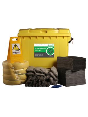 600L Maintenance Spill Kit 4 Wheel PE Bin Image
