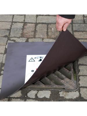 Magnetic drain cover 60 x 60cm 0.9cm thick come with frame Image